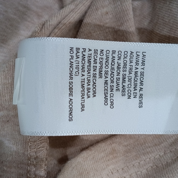 Rafaella Women's Top Heather Brown Beaded Boat Neck 3/4 Sleeve Pullover PS - Picture 7 of 8